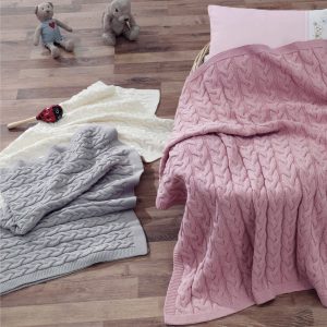 baby love knitted baby blanket