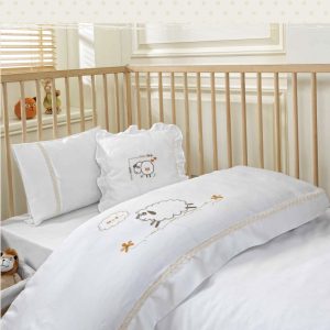 little sheep baby duvet set